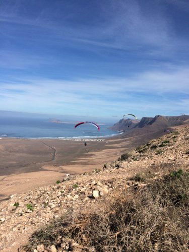 Paragliding in the Canary Islands